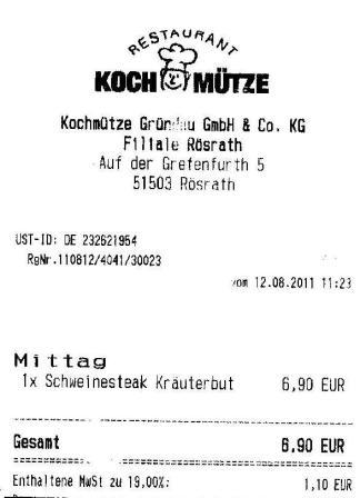 msoc Hffner Kochmtze Restaurant